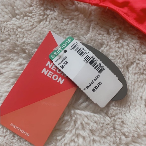 Simons neon pink bikini. Bottoms M & top S - Picture 2 of 4